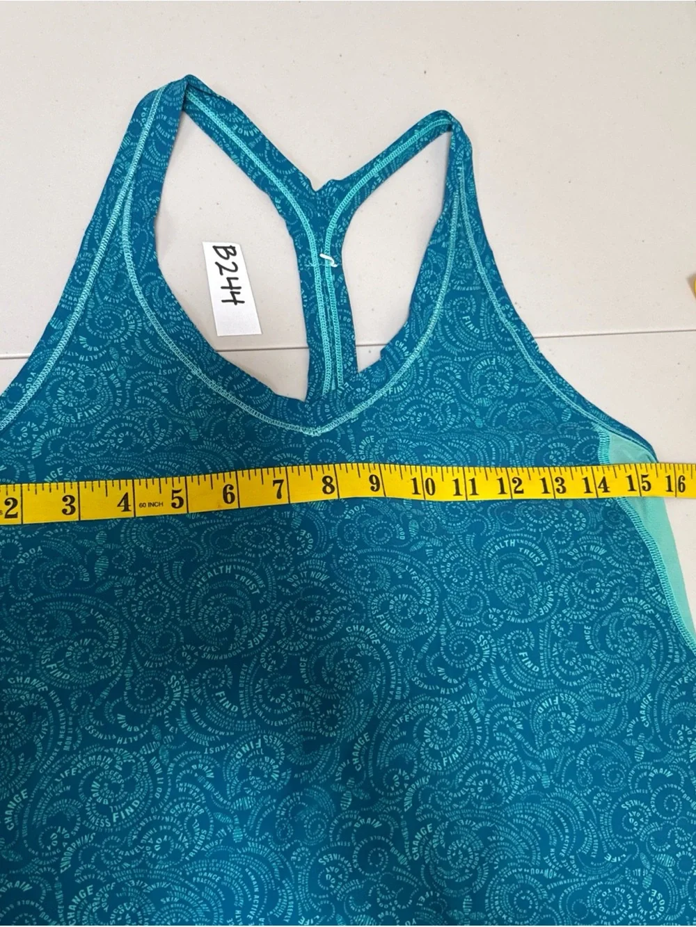 Lululemon Green Teal Racerback Tank Top 4 Or 6 S?